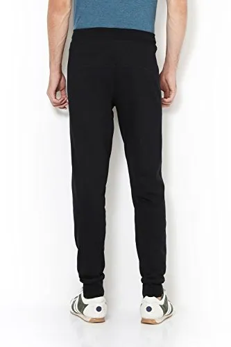 Van Heusen Athleisure Men's Regular Fit Trackpants (50044_BLACK_M_Black_Medium)