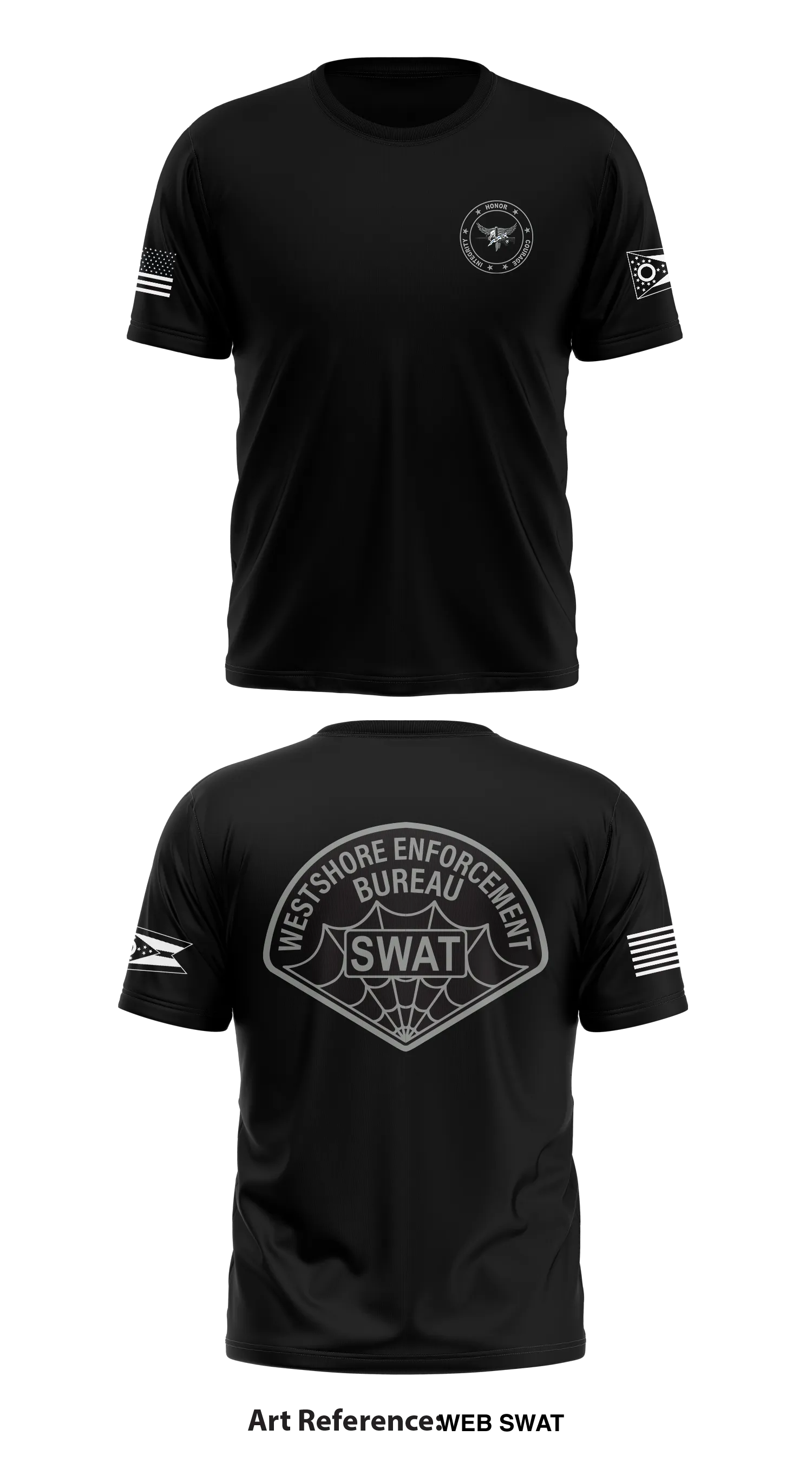 WEB SWAT Store 1 Core Men's SS Performance Tee - uqbX7e