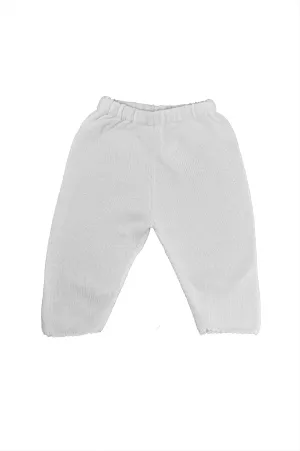 White Knit Pant