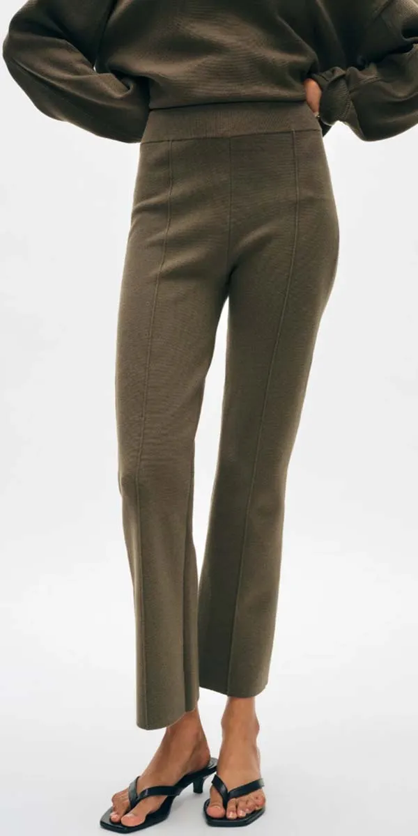 White   Warren Kick Flare Pant