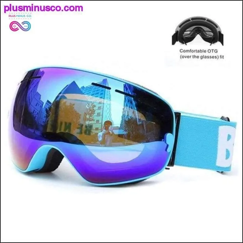 Winter Ski Goggles Double Layers Outdoor UV Protection