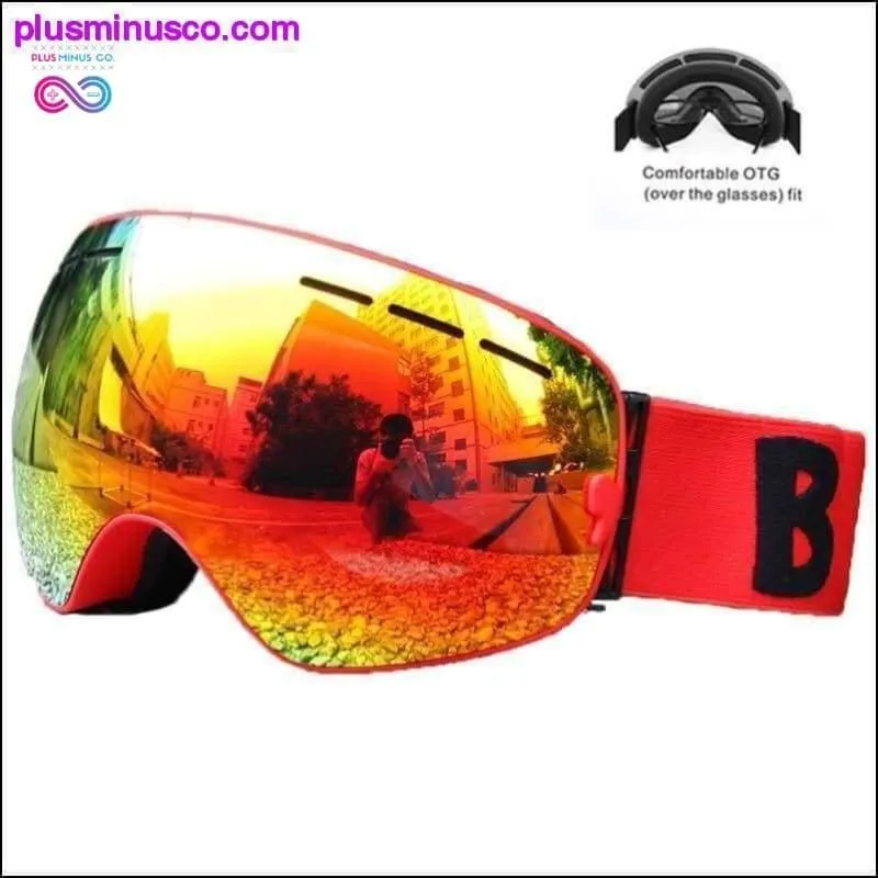 Winter Ski Goggles Double Layers Outdoor UV Protection