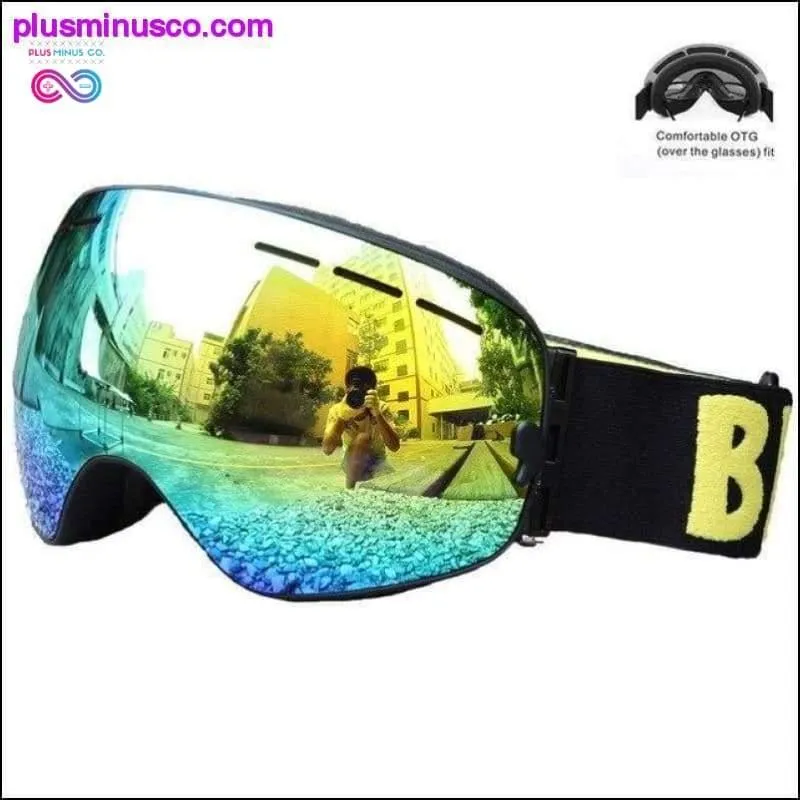 Winter Ski Goggles Double Layers Outdoor UV Protection