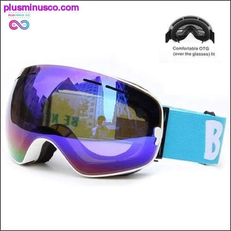 Winter Ski Goggles Double Layers Outdoor UV Protection