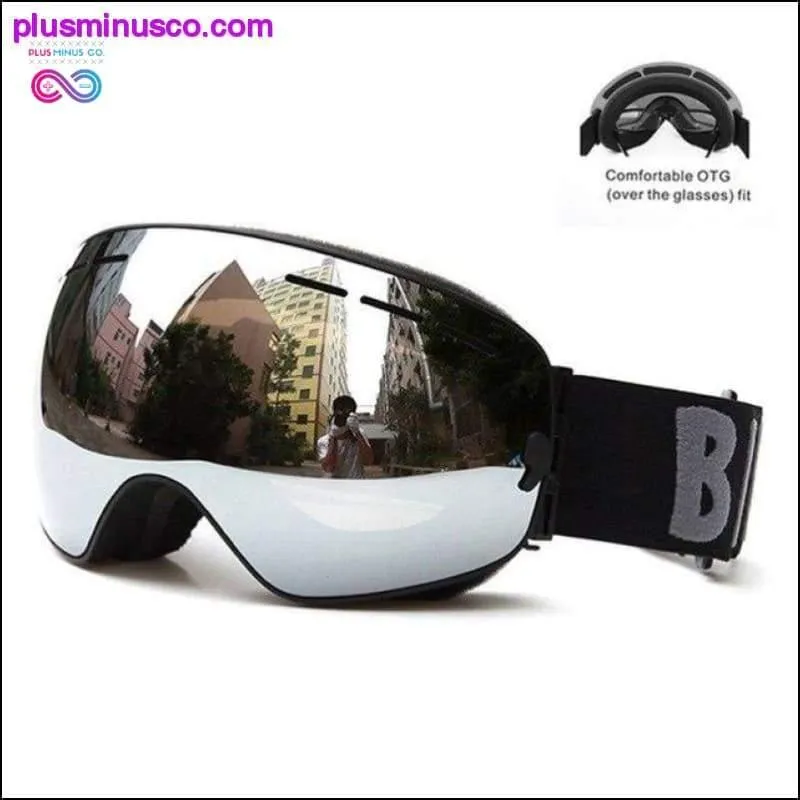 Winter Ski Goggles Double Layers Outdoor UV Protection