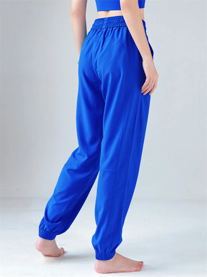 Women's Loose High Waist Quick Dry Fitness Sport Pants
