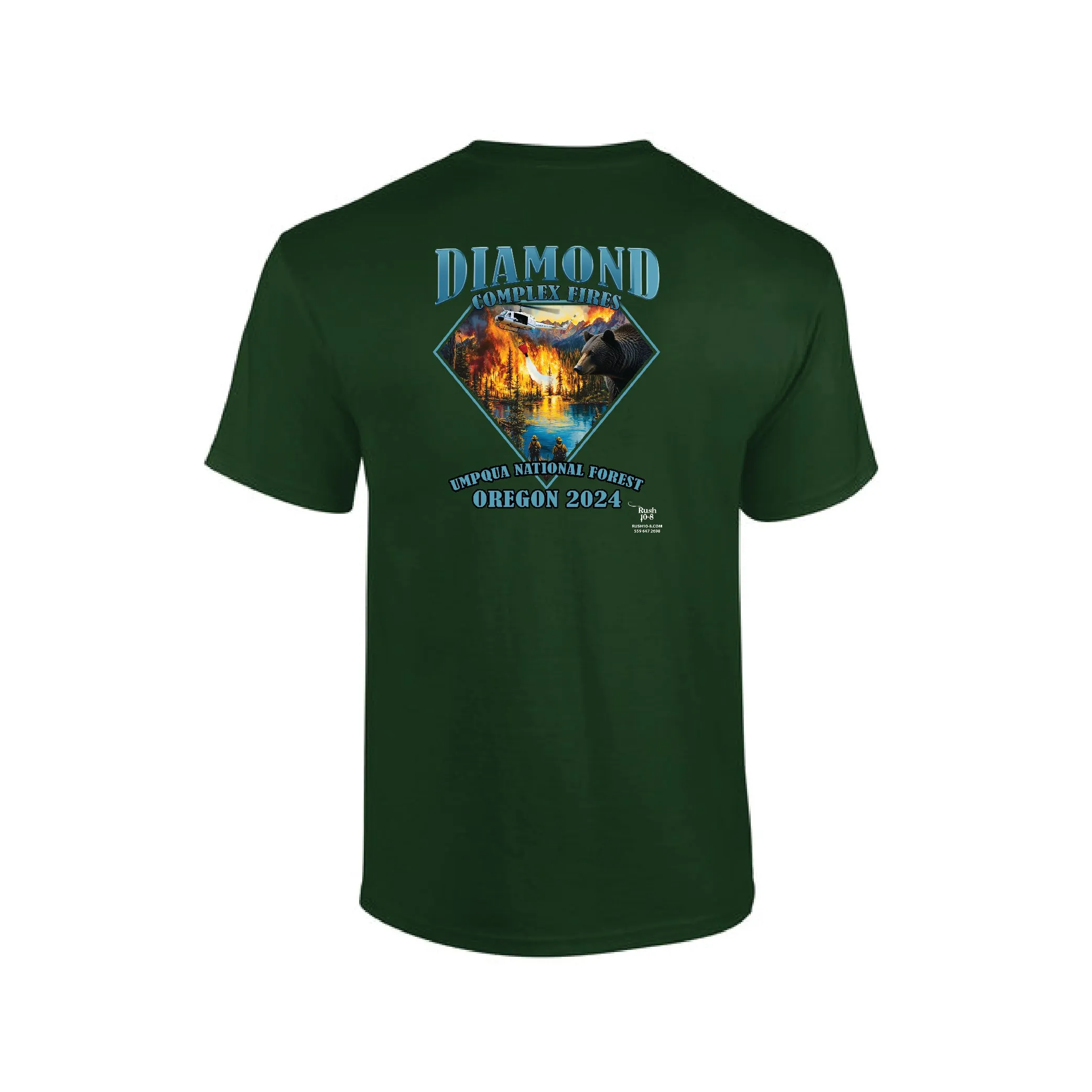 YOUTH DIAMOND COMPLEX FIRES FIRE SHIRT
