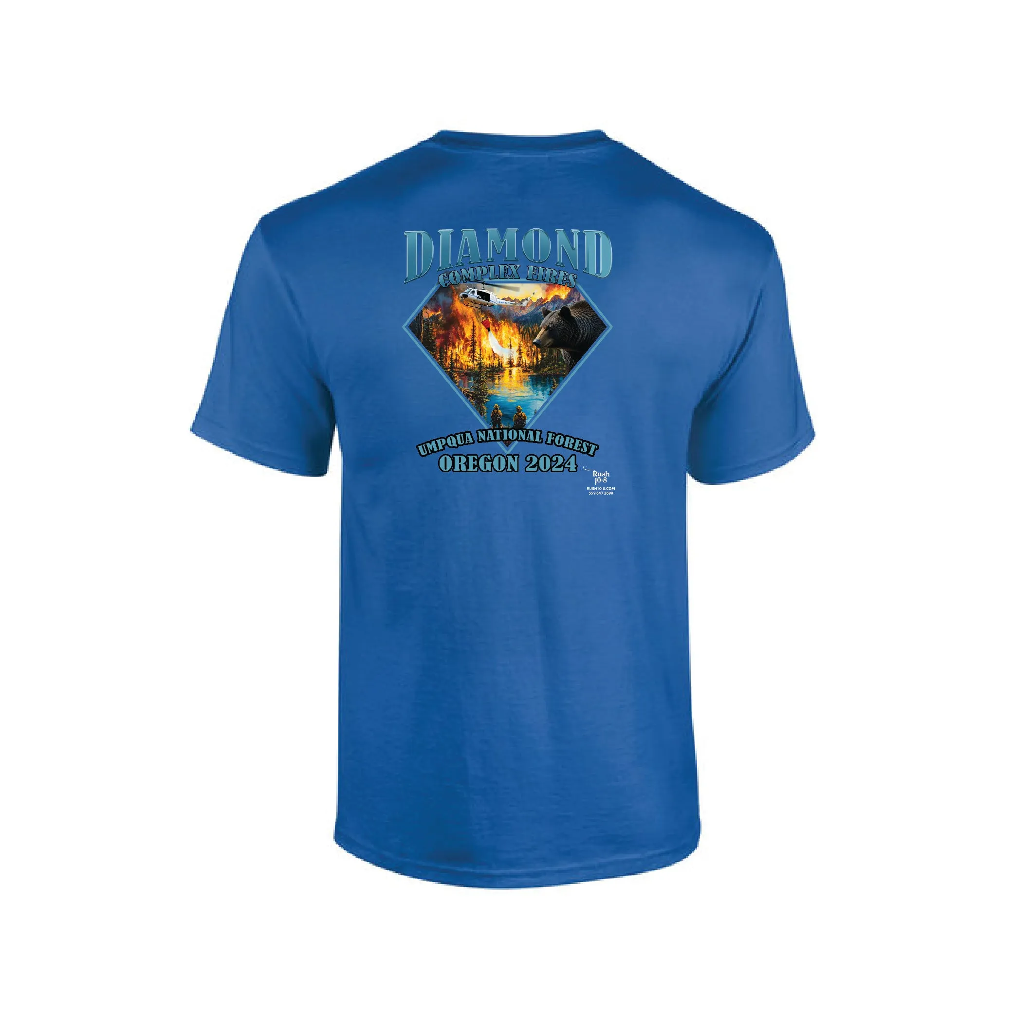 YOUTH DIAMOND COMPLEX FIRES FIRE SHIRT