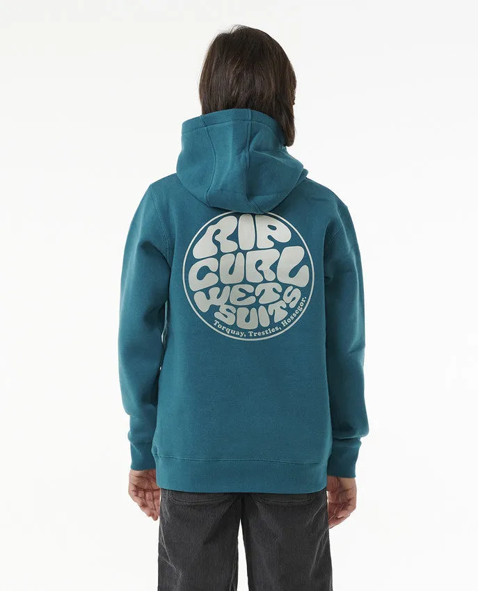 YOUTH WETSUIT ICON HOOD - TREKKING GREEN (AGES 12-16)
